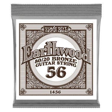 Ernie Ball P01456 80/20 Bronze .056, Single Acoustic Guitar String