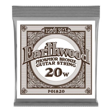 Ernie Ball P01820 Phosphor Bronze .020, Single Acoustic Guitar String
