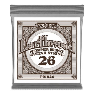Ernie Ball P01826 Phosphor Bronze .026, Single Acoustic Guitar String