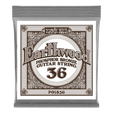 Ernie Ball P01836 Phosphor Bronze .036, Single Acoustic Guitar String