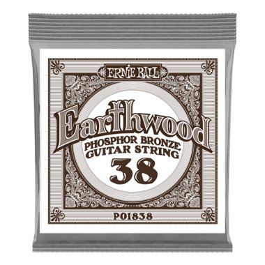 Ernie Ball P01838 Phosphor Bronze .038, Single Acoustic Guitar String