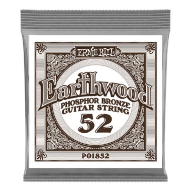 Ernie Ball P01852 Phosphor Bronze .052, Single Acoustic Guitar String
