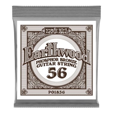 Ernie Ball P01856 Phosphor Bronze .056, Single Acoustic Guitar String