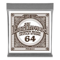 Ernie Ball P01864 Phosphor Bronze .064, Single Acoustic Guitar String