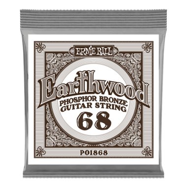 Ernie Ball P01868 Phosphor Bronze .068, Single Acoustic Guitar String