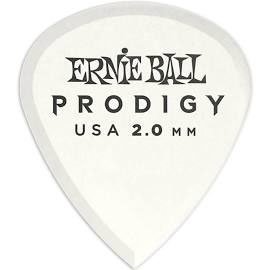 Ernie Ball P09202 2.0mm White Standard Prodigy Pick, One Pick