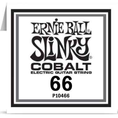 Ernie Ball P10466 Slinky Cobalt Electric Guitar .066 Single String