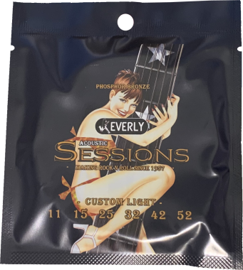Everly Phosphor Bronze Acoustic Strings 7211 Custom Light 11-52