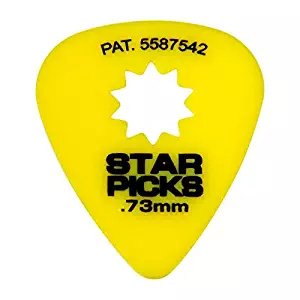 Everly Star Pick, Yellow .073, One Pick