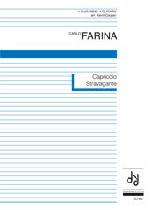Farina | Capriccio Stravagante for 4 guitars