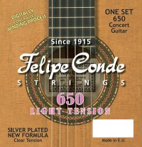 Felipe Conde Concert 650 Light Classical Guitar Strings, Full Set