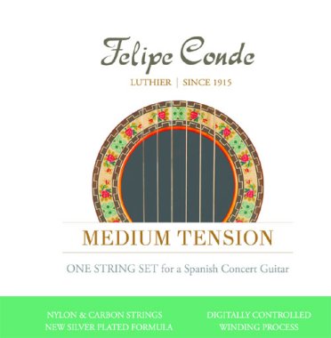 Felipe Conde Spanish Concert MT Carbon Classical Guitar Strings