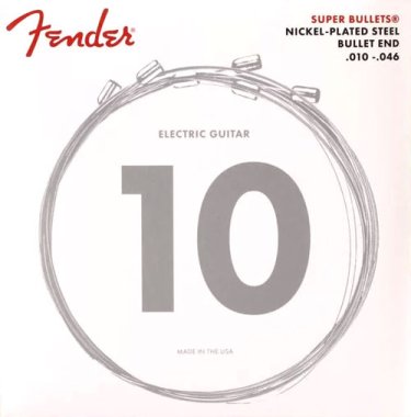 Fender 3250R Super Bullets Nickel Plated Electric Guitar Strings 10-46