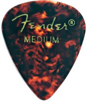 Fender Shell Medium 351 Classic Teardrop Celluloid Pick, One