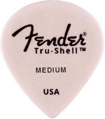 Fender Tru-Shell Medium 551 Classic Rounded Premium Pick, One
