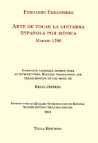 Ferandiere | Arte de tocar la guitarra espanola for solo guitar- Paper