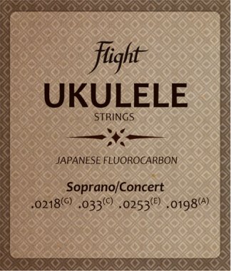 Flight FUSSC100 Fluorocarbon Ukulele Strings, Soprano/Concert