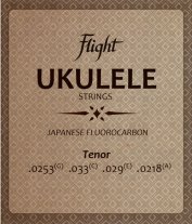 Flight FUST100 Fluorocarbon Ukulele Strings, Tenor
