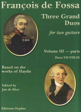 Fossa | Three Grand Duos Vol. 3 (parts) for 2 guitars