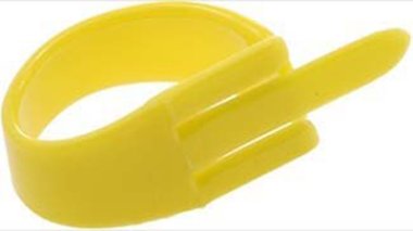 Fred Kelly Delrin Speed Pick Yellow .70mm Light Thumbpick Reg 1 pick