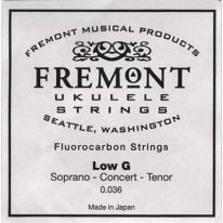 Fremont STR-FCG Clear Fluorocarbon Low G Soprano, Concert, Tenor Uke