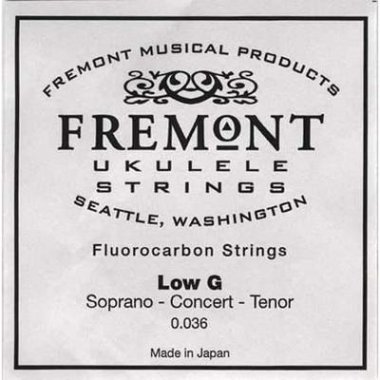 Fremont STR-FCG Clear Fluorocarbon Low G Soprano, Concert, Tenor Uke