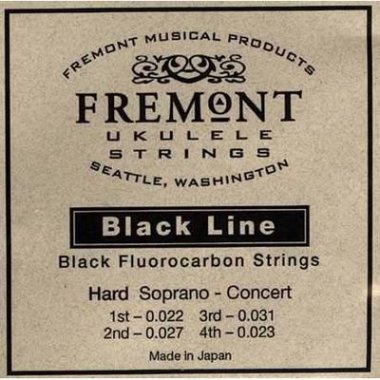 Fremont STR-FH Black Fluorocarbon for Sopr and Concert Ukulele, Hard