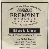 Fremont STR-FTG Black Fluorocarbon Low G set for Tenor Ukulele