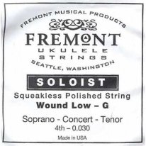 Fremont STR-FWG Soloist Wound Low G string for Sopr, Conc & Tenor Uke