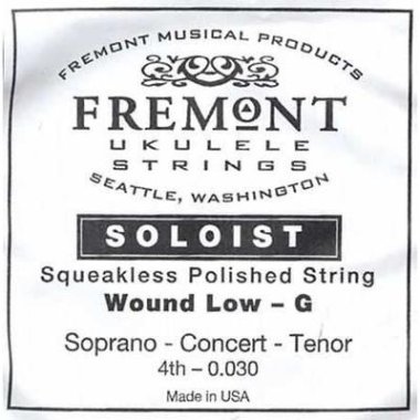 Fremont STR-FWG Soloist Wound Low G string for Sopr, Conc & Tenor Uke