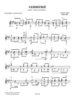 Gallet arr. by Lima | Caxinguele for solo guitar