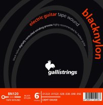 Galli BN120 Light Black Nylon Tape Wound Electric 12-56
