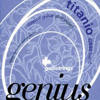 Galli Genius Titanio GR40 HT Classical Guitar Strings, Full Set