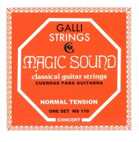 Galli Magic Sound MS110 Normal Tension Classical Guitar Strings, Full Set