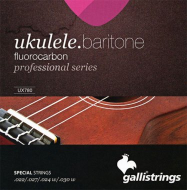 Galli UX780 Fluorocarbon Professional Series Ukulele Strings, Baritone