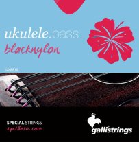 Galli UXB810 Black Nylon Tapewound Ukulele Bass Strings - 23" scale