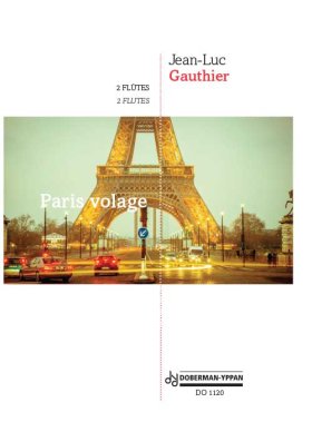 Gauthier | Paris volage for 2 flutes for solo guitar