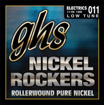 GHS 1300 Pure Nickel Roller Wound Electric Guitar Strings 11-58