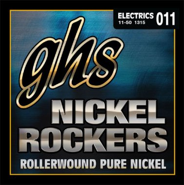 GHS 1315 Nickel Wrap Electric Guitar Strings with Wound 3rd 11-50