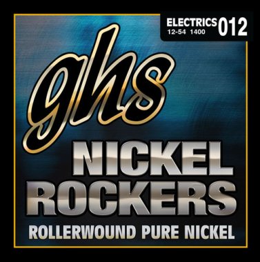 GHS 1400 Nickel Wrap Electric Guitar Strings with Wound 3rd 12-54