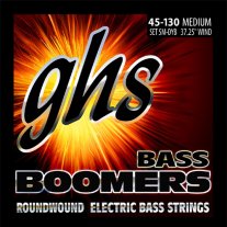 GHS 5M-DYB Boomers Roundwound 5 String Bass Strings 45-130 Long Scale