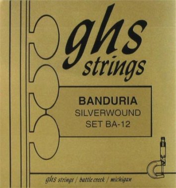 GHS Banduria Loop End 12 String Silverwound BA-12 (.011-.033)