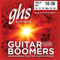 GHS Boomers GBLXL Nickel Plated Electric Guitar Strings 10-38