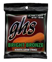 GHS Bright Bronze 80/20 BB10U Acoustic Guitar Strings Ul Lt 10-46