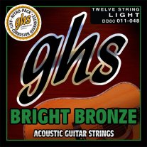 GHS Bright Bronze 80/20 BB80 12-String Acoustic Guitar Light 11-48