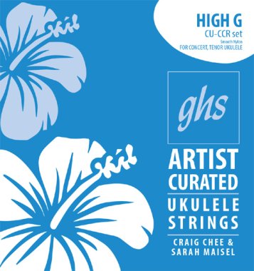 GHS CU-CCR Craig Chee Sig Smooth Nylon Ukulele String, Re-Entrant