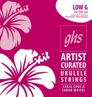 GHS CU-STG Sarah Maisel Sig Titanium Nylon Ukulele String, Low G
