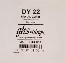 GHS DY22 Boomers .022 Dynamite Alloy Wound Single Guitar String