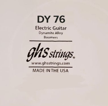 GHS DY76 Boomers .076 Compound Wound Single Guitar String