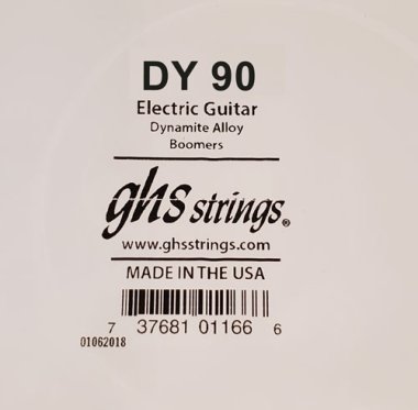 GHS DY90 Boomers .090 Compound Wound Single Guitar String